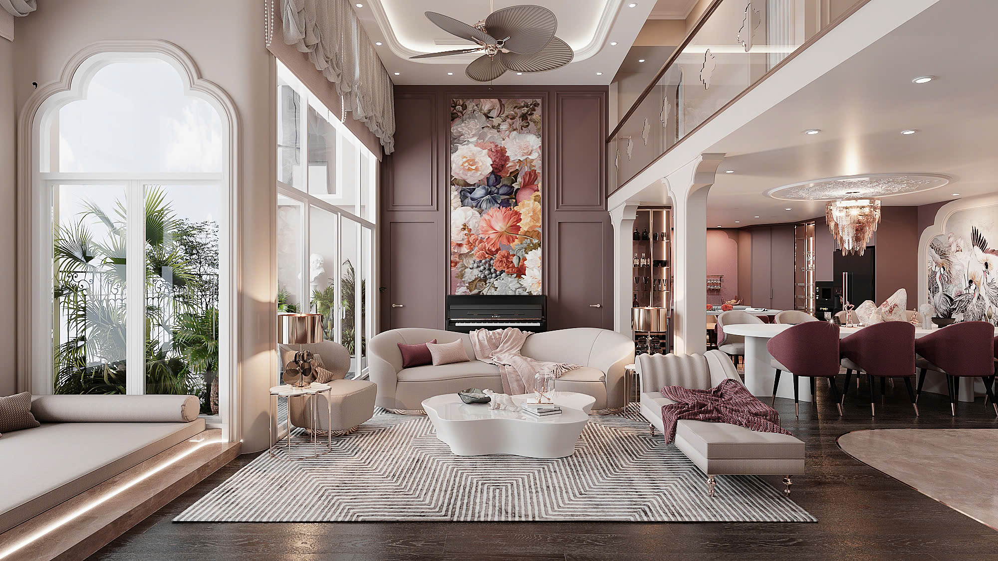 Thiết kế nội thất biệt thự tại Long Biên